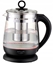 Picture of Czajnik szklany 1,5 L z zaparzaczem i regulacj temperatury | 1,5 L | LED | 60100°C |