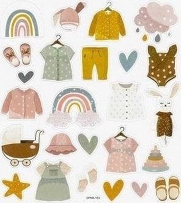 Picture of Dalprint Naklejki papierowe - Baby Girl 25szt