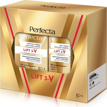 Attēls no Dax PERFECTA Zestaw prezentowy lift 3-v(krem 50+ na dzie i noc + krem pod oczy )