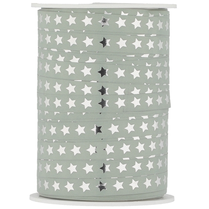 Изображение Dāvanu lenta Winteria Star 10mmx100m zaļa
