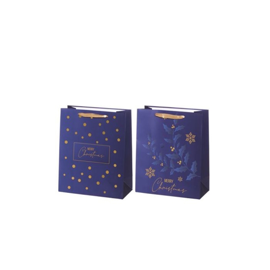 Picture of Dāvanu maisiņš Winteria Blue Night 31x12x12 cm  2-veidi