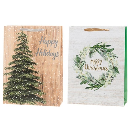 Attēls no Dāvanu maisiņš Winteria Christmas assortment 31x42x12cm 2-ve