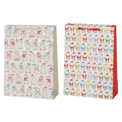 Attēls no Dāvanu maisiņš Winteria Colorful fun 31x42x12cm