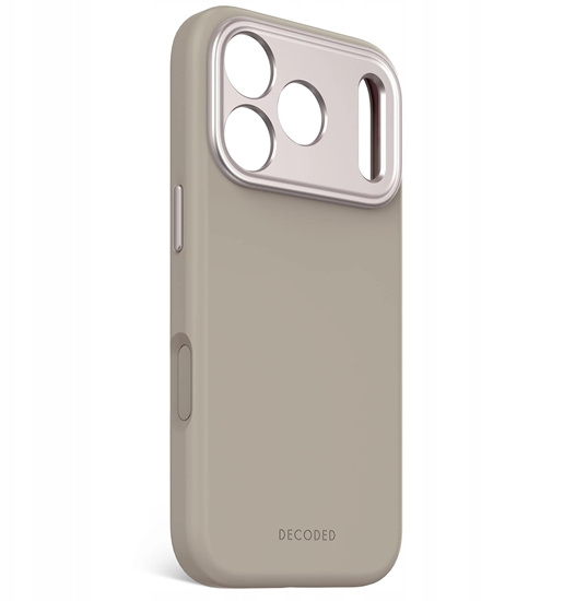 Picture of Decoded AntiMicrobial Silicone Backcover - silikonowa obudowa ochronna do iPhone 17 Pro kompatybilna z MagSafe soft taupe