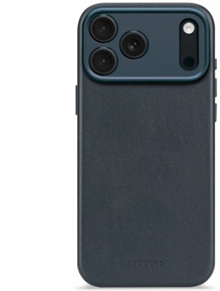Изображение Decoded Leather Backcover - skórzana obudowa ochronna do iPhone 17 Pro Max kompatybilna z MagSafe (navy shadow)