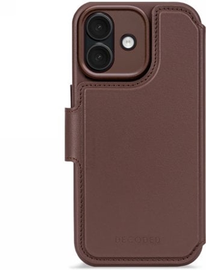 Изображение Decoded Leather Detachable Wallet - skórzana obudowa ochronna do iPhone 17 kompatybilna z MagSafe (chocolat brown)