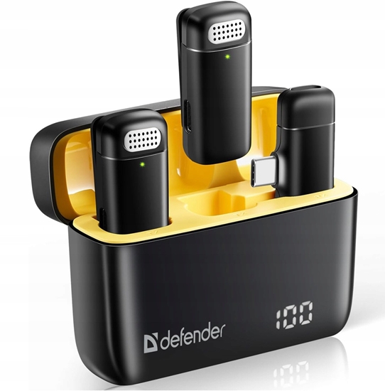 Picture of Defender, Lavalier mikrofon, TALKY-139, czarny