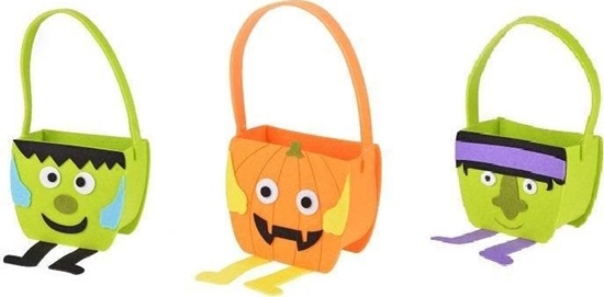 Picture of Dekoracja witeczna Arpex Halloweenowy koszyczek na cukierki one size