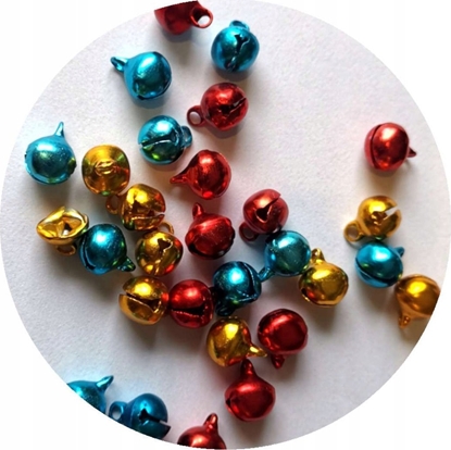 Изображение Dekoracja witeczna MFP paper Dzwoneczki metalowe 1cm 30szt