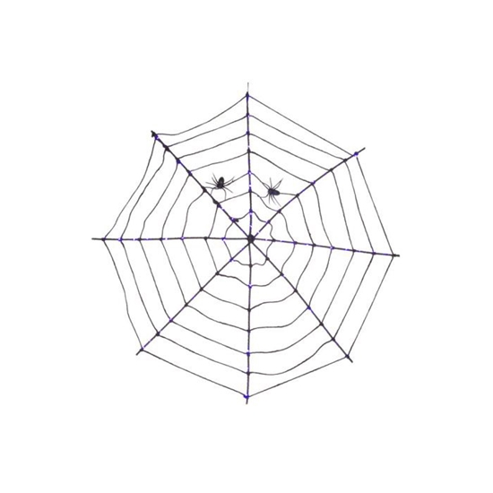 Picture of Dekors Halovīna Finnlumor zirnekļutīkls 80LED violets