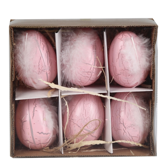 Picture of Dekors Lieldienu Verso Ola ar spalvu 6cm 6gab. 3-krāsas