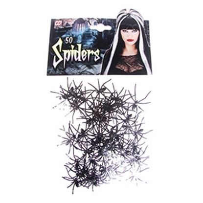 Attēls no Dekors Zirnekļi melni 50gab.