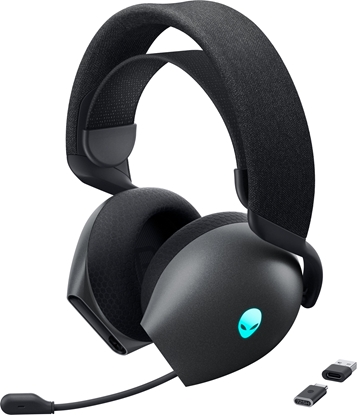 Изображение Dell Alienware Tri Mode Wireless Gaming Headset | AW725H | Built-in microphone | Wired/Wireless | Dark Side of the Moon