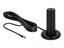 Изображение Delock 5G LTE Antenna SMA plug 0 - 3 dBi fixed omnidirectional with magnetic base and connection cable RF195 3 m outdoor black