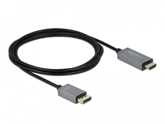 Изображение Delock Active DisplayPort 1.4 to HDMI Cable 4K 60 Hz (HDR) 2 m