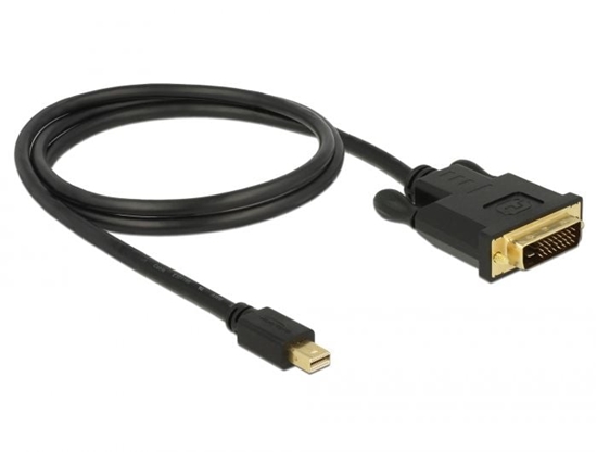 Изображение Delock Cable mini DisplayPort 1.1 male > DVI 24+1 male 1 m