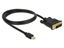 Attēls no Delock Cable mini DisplayPort 1.1 male > DVI 24+1 male 1 m