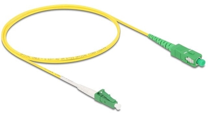 Picture of Delock Cable Optical Fibre LC-APC to SC-APC Simplex Singlemode OS2 1 m