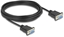 Изображение DELOCK Kabel Seriell D-Sub9 5m Bu/Bu mit schmalem St-Gehäuse