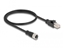 Attēls no Delock M12 Adapter Cable D-coded 4 pin female to RJ45 male 50 cm