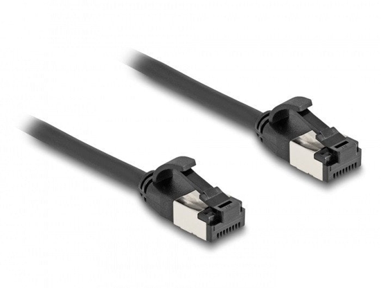 Picture of Delock RJ45 Cable plug to plug Cat.8.1 flexible 2 m black