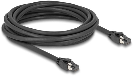 Picture of Delock RJ45 Network Cable Cat.8.1 S/FTP 5 m up to 40 Gbps black