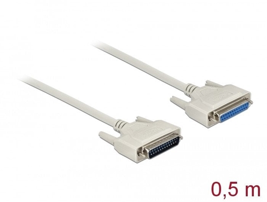 Picture of Delock Serial Cable D-Sub 25 male to female 0.5 m