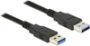 Picture of Delock USB 5 Gbps Cable Type-A male to Type-A male 5 m black