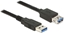 Picture of Delock USB 5 Gbps extension cable Type-A male to female 0.5 m black