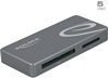 Picture of Delock USB Type-C™ Card Reader for CFast and SD memory cards + USB Hub with Type-A and USB Type-C™ port
