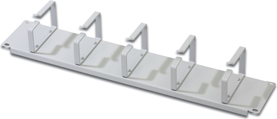 Изображение Digitus Cable Management Panel with Cable Rings for 483 mm (19\") Cabinets, 2U