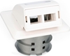 Picture of Digitus FTTH fiber optic flush-mounted wall outlet, for SC/LC adapter