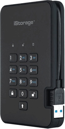 Picture of Dysk zewntrzny HDD iStorage diskAshur2 1TB Czarny (IS-DA2-256-1000-B)