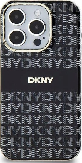 Picture of DKNY DKNY DKHMP15MHRHSEK iPhone 15 Plus / 14 Plus 6.7" czarny/black hardcase IML Mono & Stripe MagSafe