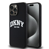Picture of DKNY DKNY Liquid Silicone White Printed Logo MagSafe - Etui iPhone 15 Pro Max (czarny)