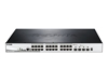 Picture of D-Link DGS-1510-28XMP Vadīts L2/L3 Gigabit Ethernet (10/100/1000) Power over Ethernet (PoE) Melns, Pelēks