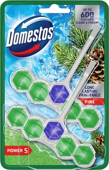 Picture of Domestos Zawieszka do WC Power 5 50g Pine (2)
