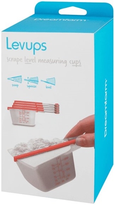 Picture of Dreamfarm - Levups Red/Clear Decilitermål