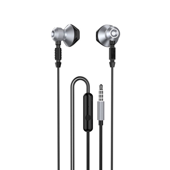 Picture of Dudao Dudao Metal Wired Earbuds 3.5mm Mini Jack Gray (X2C-Gray)