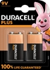 Picture of Duracell batterij Plus 100% 9V, blister van 2 stuks