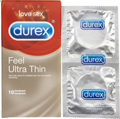 Picture of Durex  Durex prezerwatywy Feel Ultra Thin - 10 sztuk