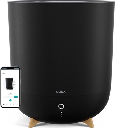Attēls no Duux Smart Humidifier Neo Water tank capacity 5 L Suitable for rooms up to 50 m² Ultrasonic Humidification capacity 500 ml/hr Black