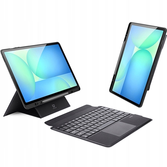 Picture of DUX DUCIS Case DK Foldable with Wireless Keyboard For SAMSUNG Tab S10 FE Plus, Black