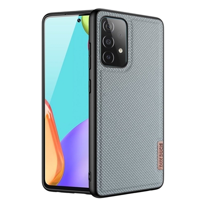 Picture of Dux Ducis Dux Ducis Fino case covered with nylon material for Samsung Galaxy A72 4G gray
