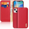 Picture of Dux Ducis Dux Ducis Hivo Leather Flip Cover Genuine Leather Wallet for Cards and Documents iPhone 14 Pro Max Red