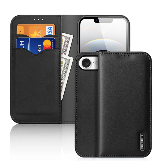 Picture of Dux Ducis Hivo iPhone 16e Case with Flip and RFID 