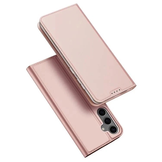 Изображение Dux Ducis Skin Pro Maks grāmatiņa priekš Samsung Galaxy S25 S931 Rose gold