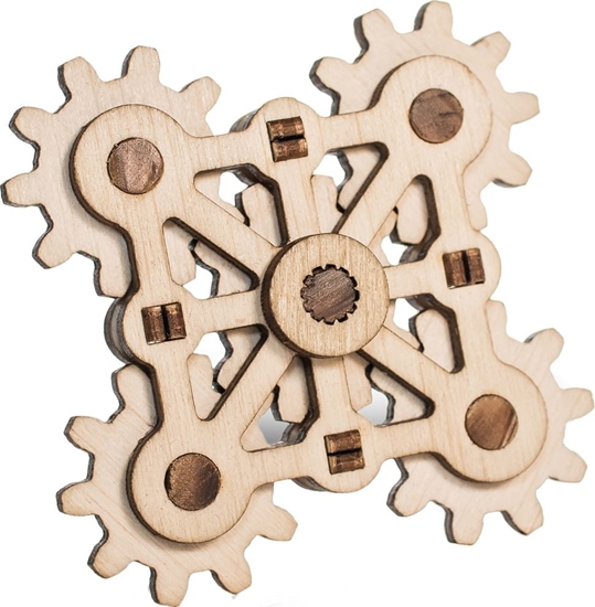 Picture of EcoWoodArt EWA Drewniane Puzzle 3D Mini Twister