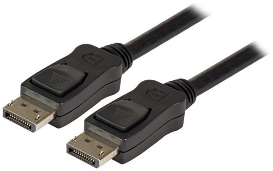 Picture of EFB DisplayPort 1.2 Anschlusskabel 4K60Hz schwarz 2m DisplayPort Stecker auf DisplayPort Stecker