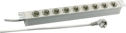 Изображение EFB EFB 19" 1HE Steckdosenleiste 9 x CEE 7/3,RAL7035